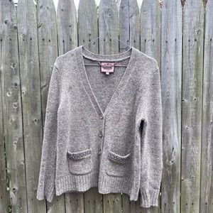 2001 Juicy Couture bedazzled cardigan